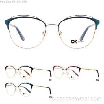 Damas Fashion Metal Cat Eye Optical Frames